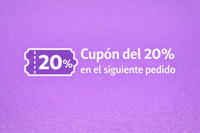 Cupón del 20% en tu próxima compra
