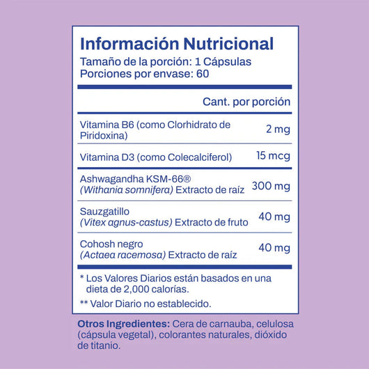 Capsulas para la menopausia | MENO