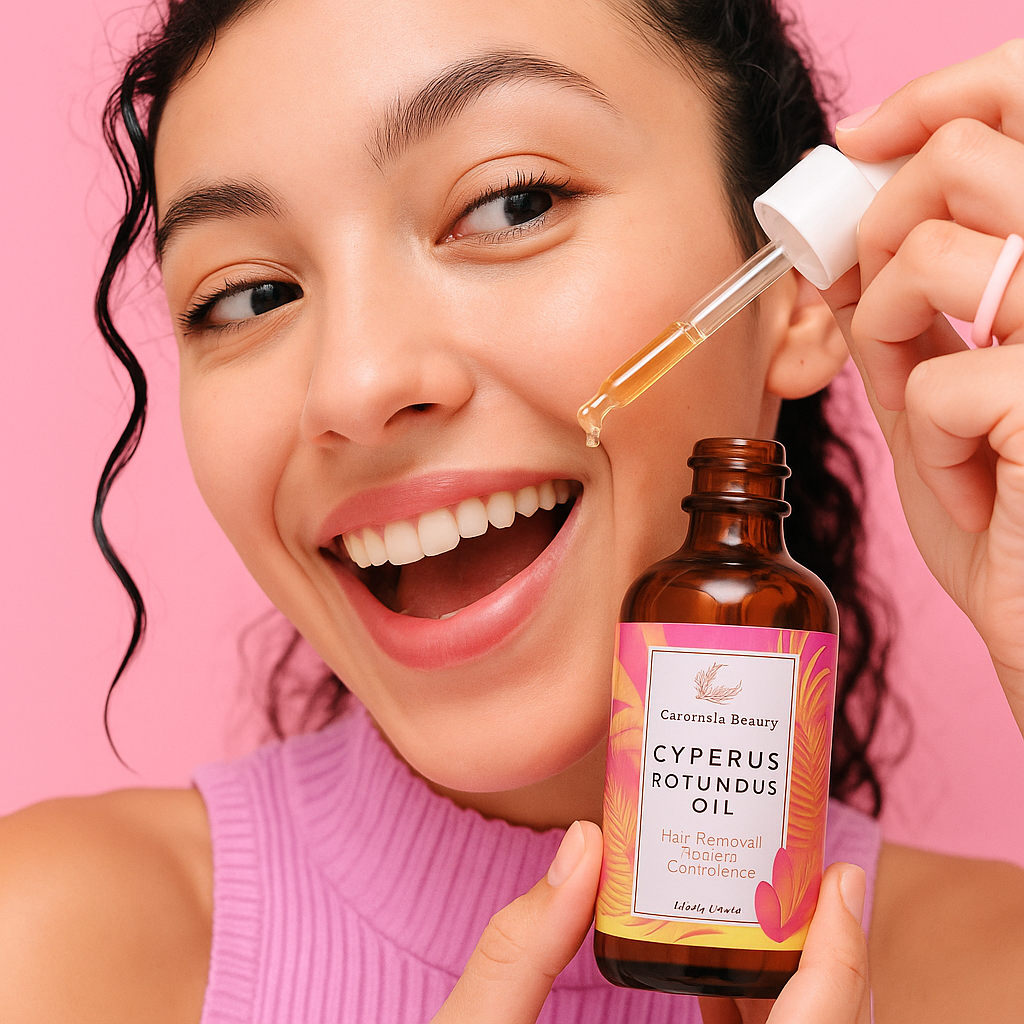 Aceite reductor del vello cyperus rotundus - CyperGlow